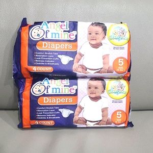 2 Angel Of Mine Baby Looney Tunes Size 5 Diapers 4
